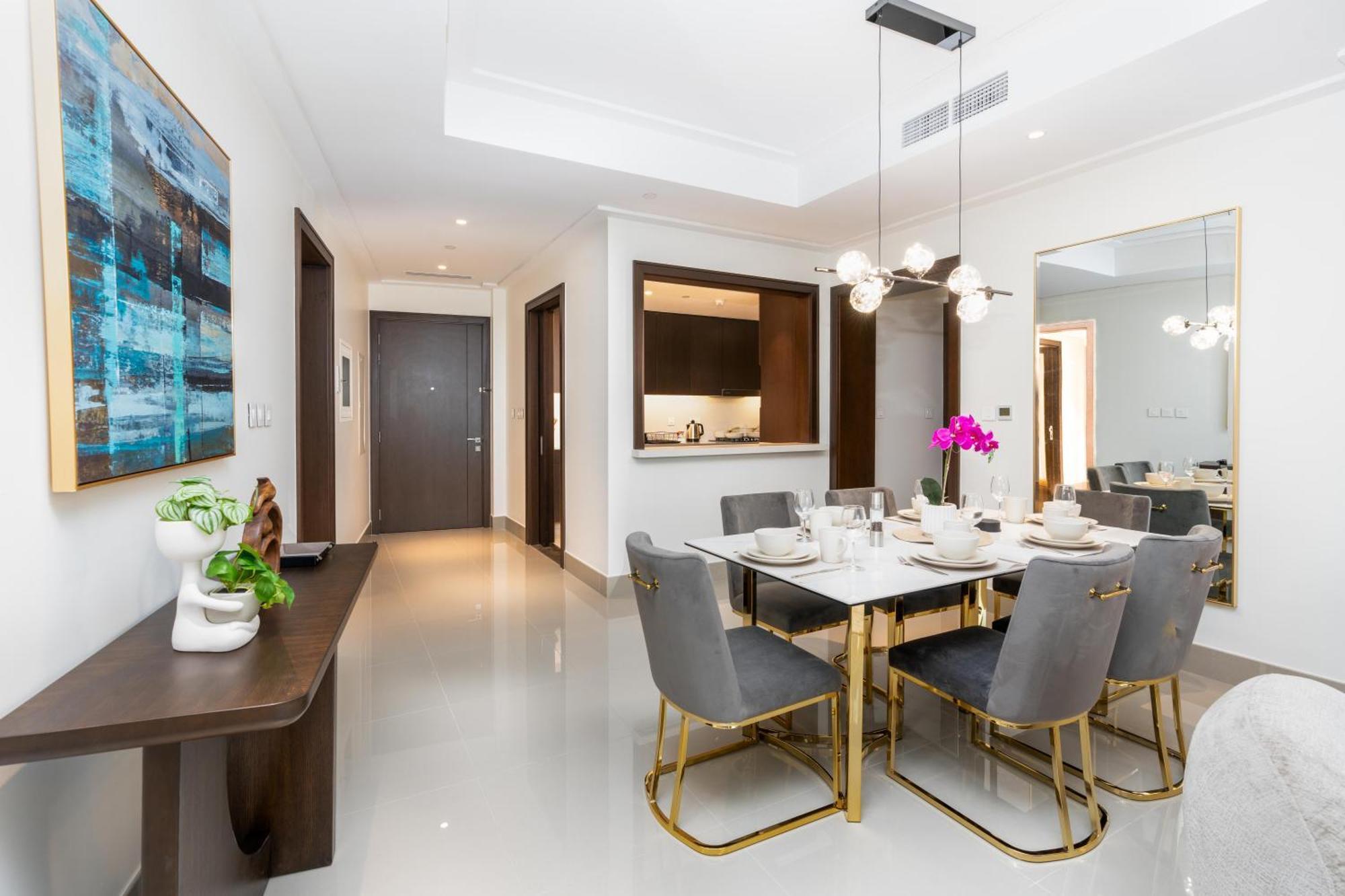 Whitesage - Opera Grand Elegance 3br With Burj Khalifa Views Apartment Dubai